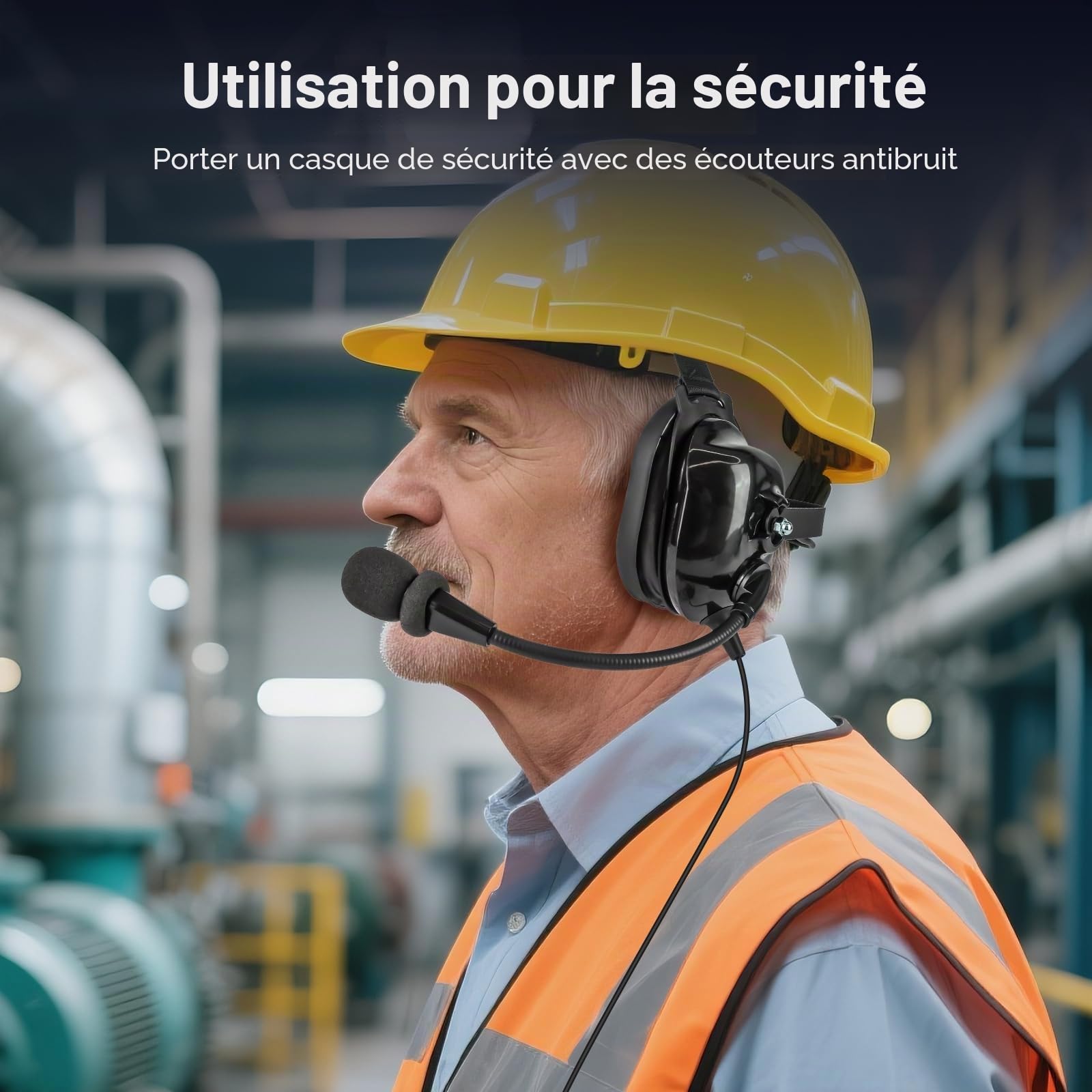 Retekess TT126 Factory Tour Guide System,Two Way Guide System (1-15) | pour Visites d'Usines, Communication Bidirectionnelle, 280m, 23dB, Qualité Sonore Claire, pour Communication en Groupe