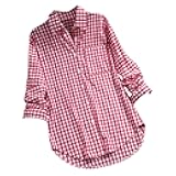 Boho Long Sleeve Spring Top Women Office Oversized with Buttons Shirt for Women Coloured Loose Lapel Comfort