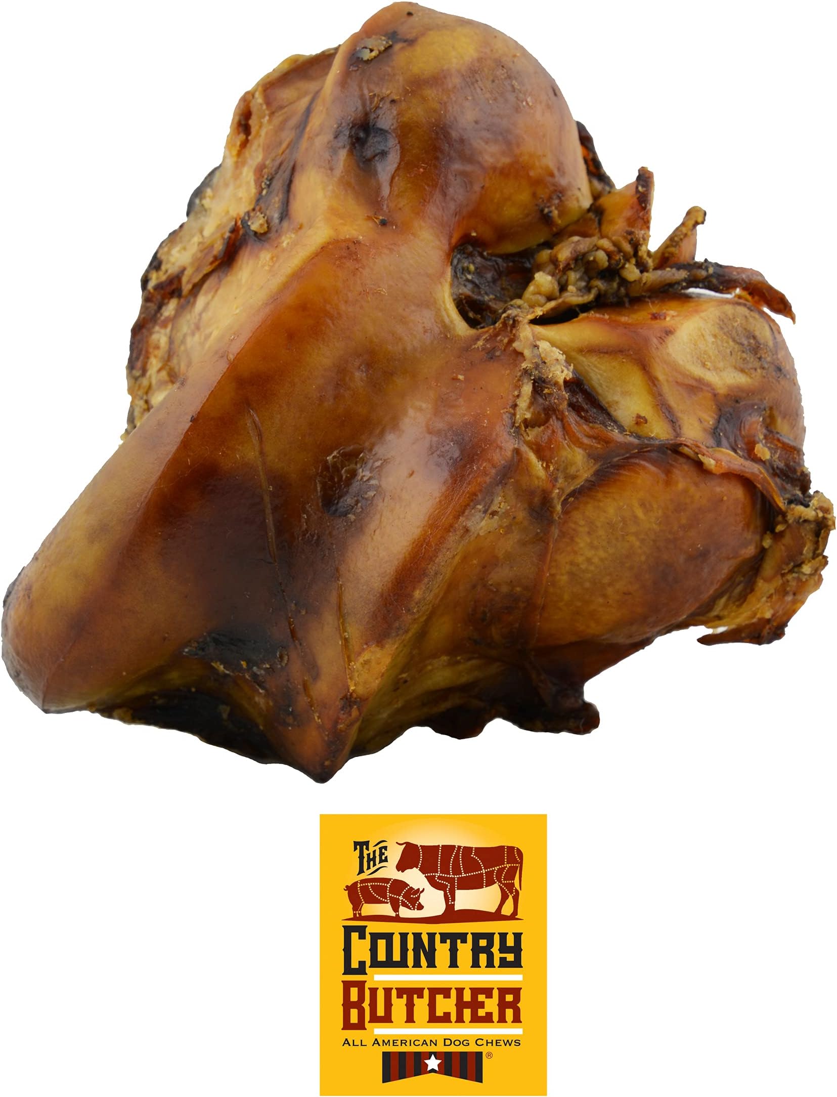 Meaty Beef Femur Knuckle Dog Bones, Made in USA, Natural Dog Chews for Aggressive Chewers, 4 Count
