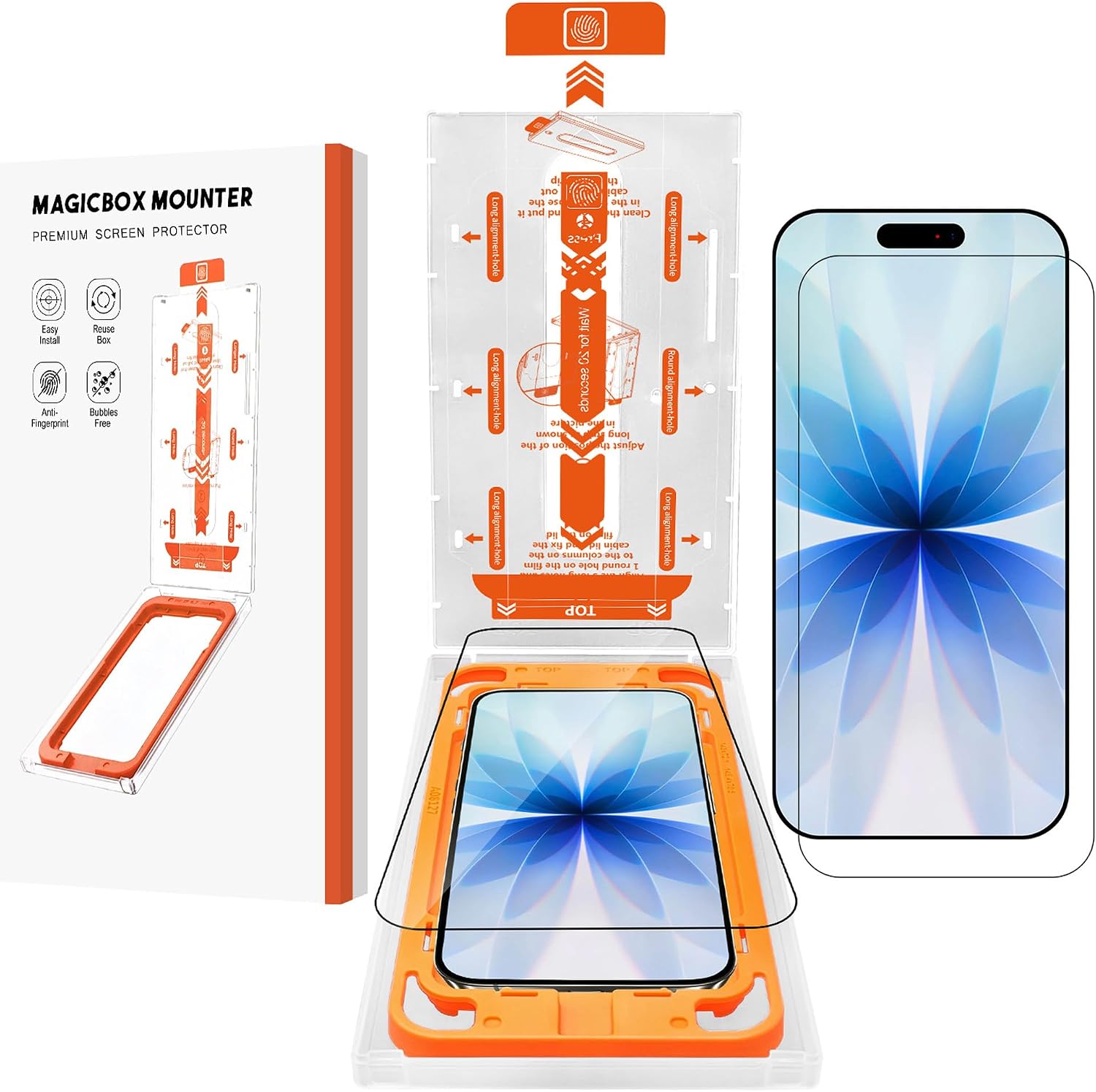 Screen Protector for iPhone 17 Pro Dust Free Zero Bubble AR