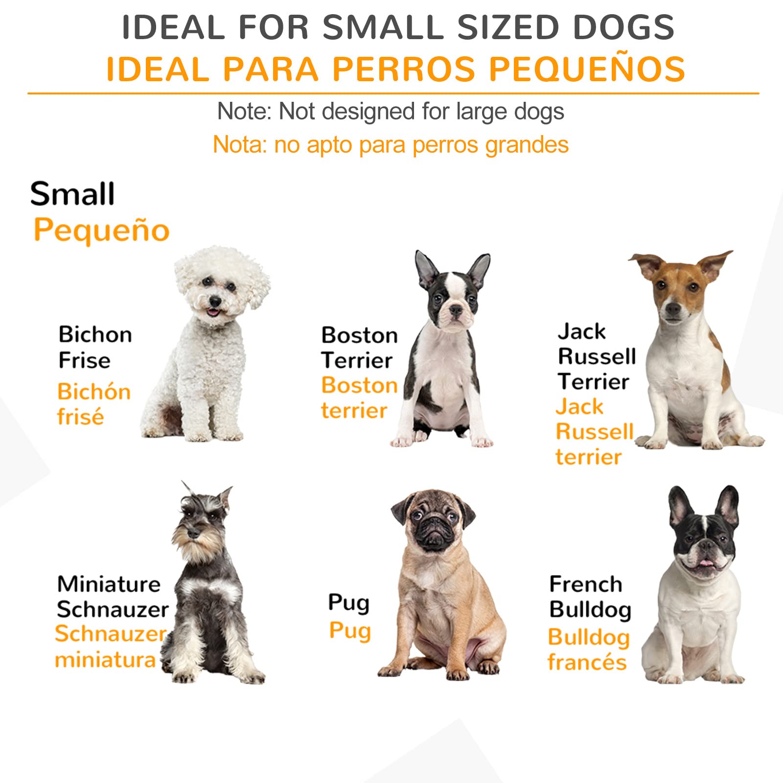 PawHut Barrera de Seguridad para Perros Pequeños Plegable 154,5x61 cm Barrera para Perros en Casa de 3 Paneles con Patas Anchos para Escaleras Pasillos Blanco