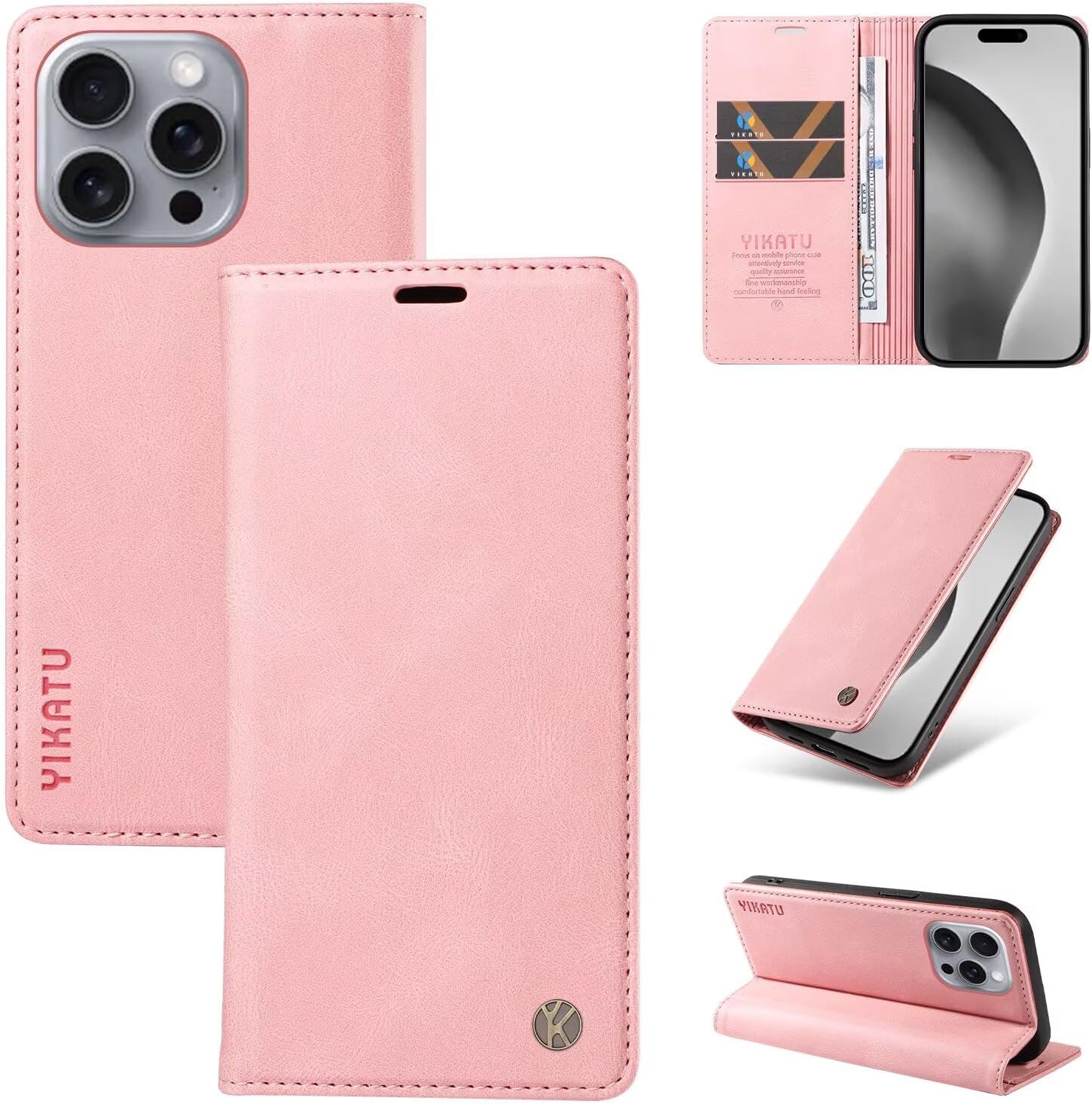 SEAHAI Case For Ulefone Note 19, Cute Cat Pattern Premium PU Leather