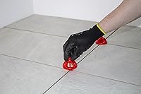 Vista 6 de Clips de base plana Cyclone de 3/32 pulgadas (0.079 in) – 2400 piezas – Espaciadores profesionales para azulejos, herramientas de azulejos