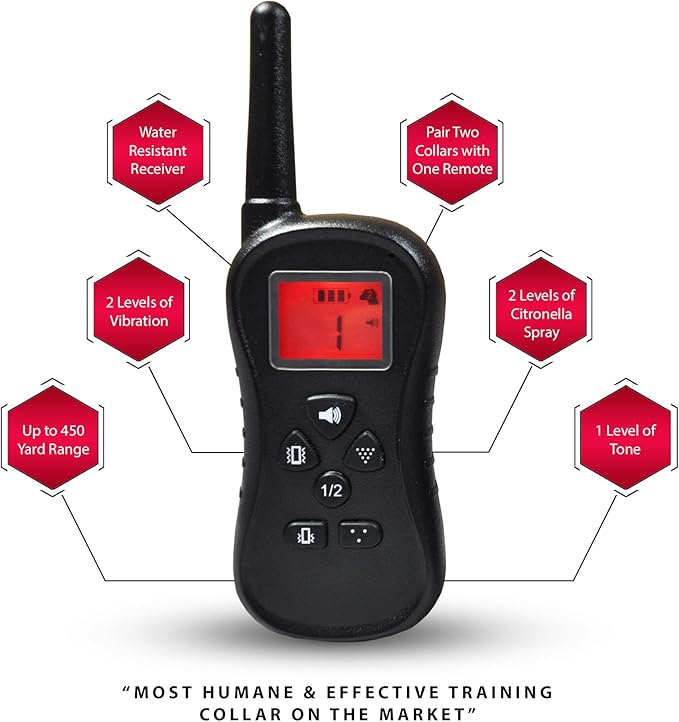 barkrite remote citronella collar