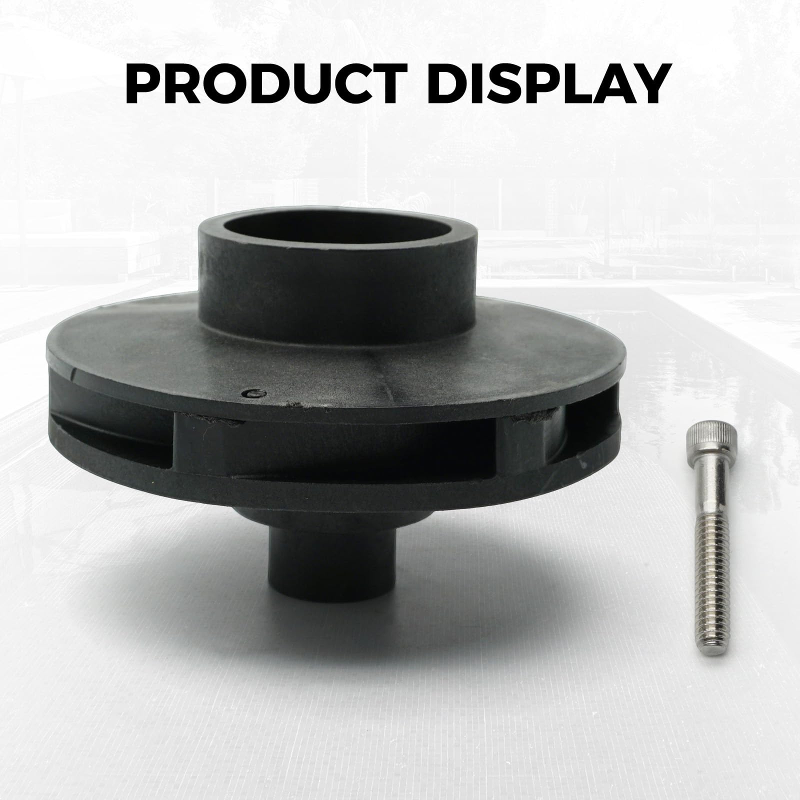 Turbine de pompe de piscine SPX3220C avec vis, compatible avec les pompes Hayward Tristar SP3200EE et EcoStar SP3400VSP, turbine de rechange de pompe de piscine 2HP