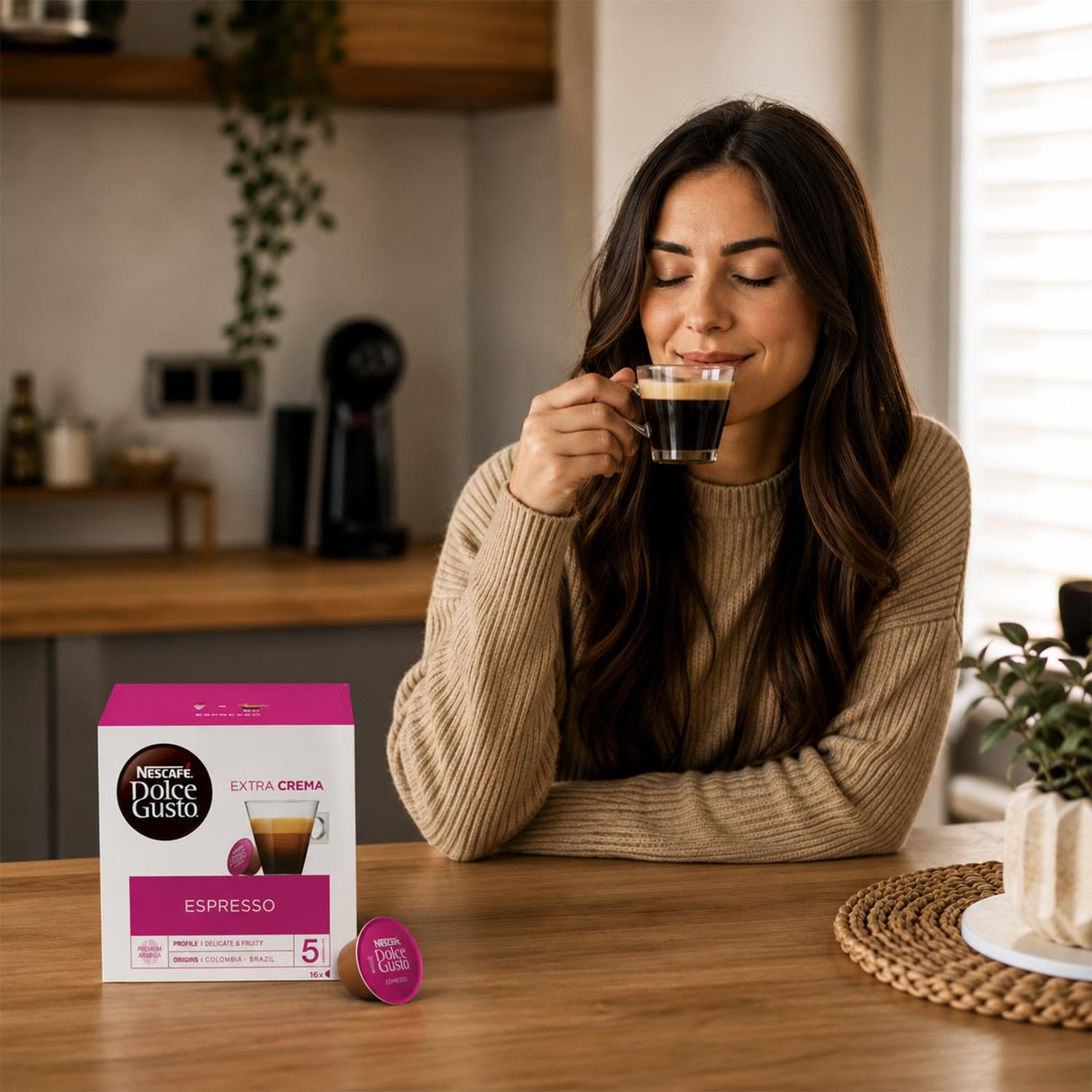 Nescafé Dolce Gusto Espresso Caffè, 6 Confezioni da 16 Capsule, 96 capsule