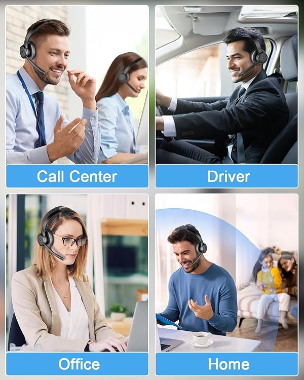 Blue Air ENC Noise Cancelling Wireless Call Center Headsets by Blue Air - Used condition - Image 8