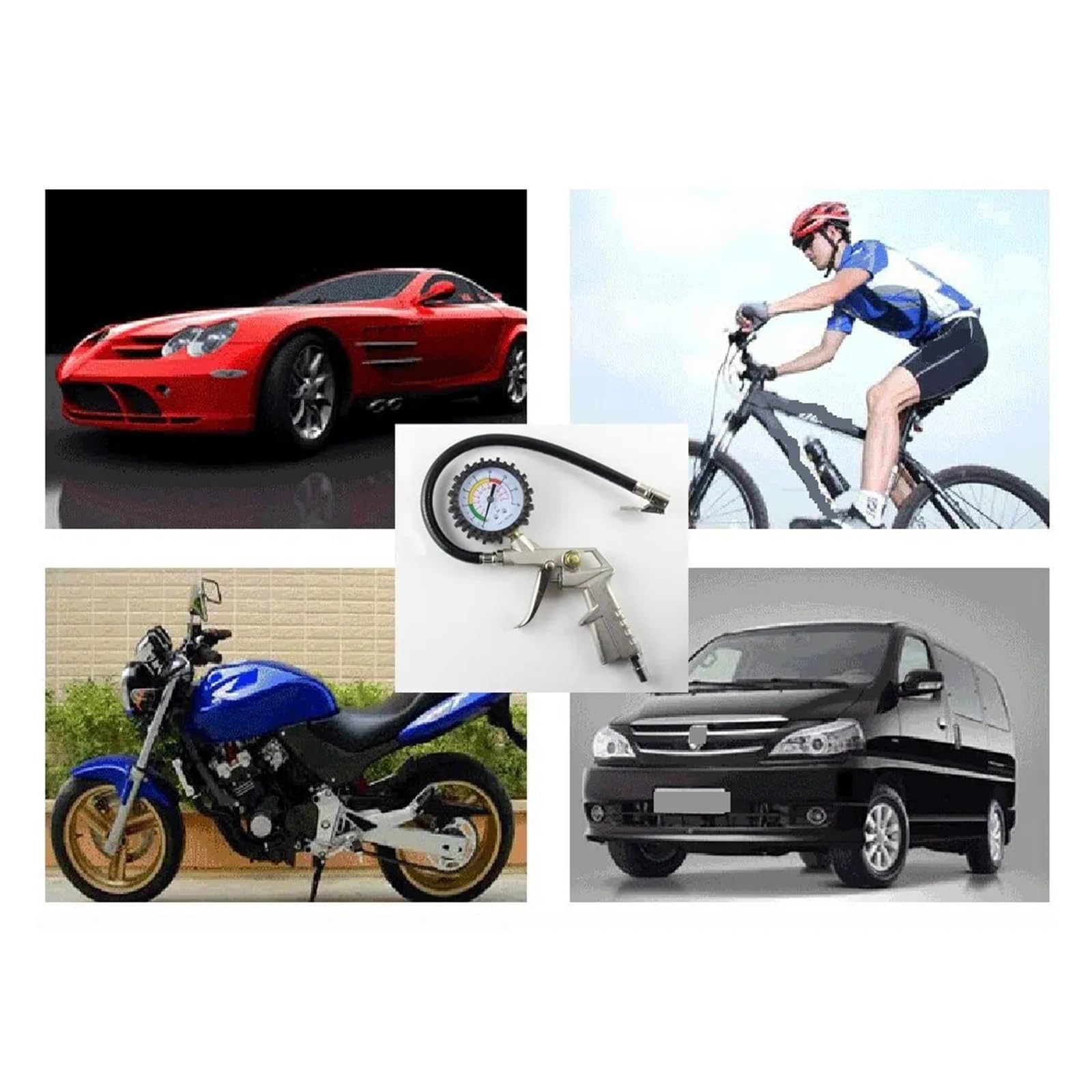 220PSI Motocykl Samochodowy Wielofunkcyjny Monitorowanie Ciśnienia Powietrza W Oponach Miernik Tester Sprężarka Powietrza Miernik Zegarowy Pompa Inflatora Narzędzia łAtwy W UżYciu