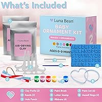 Vista 6 de Kit de recuerdo de arcilla para colgar