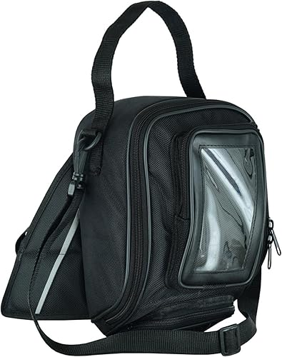 Daniel Smart - Bolsa de tanque para motocicleta con bolsillo compatible con pantalla táctil, resistente al agua, bolsa magnética para teléfono