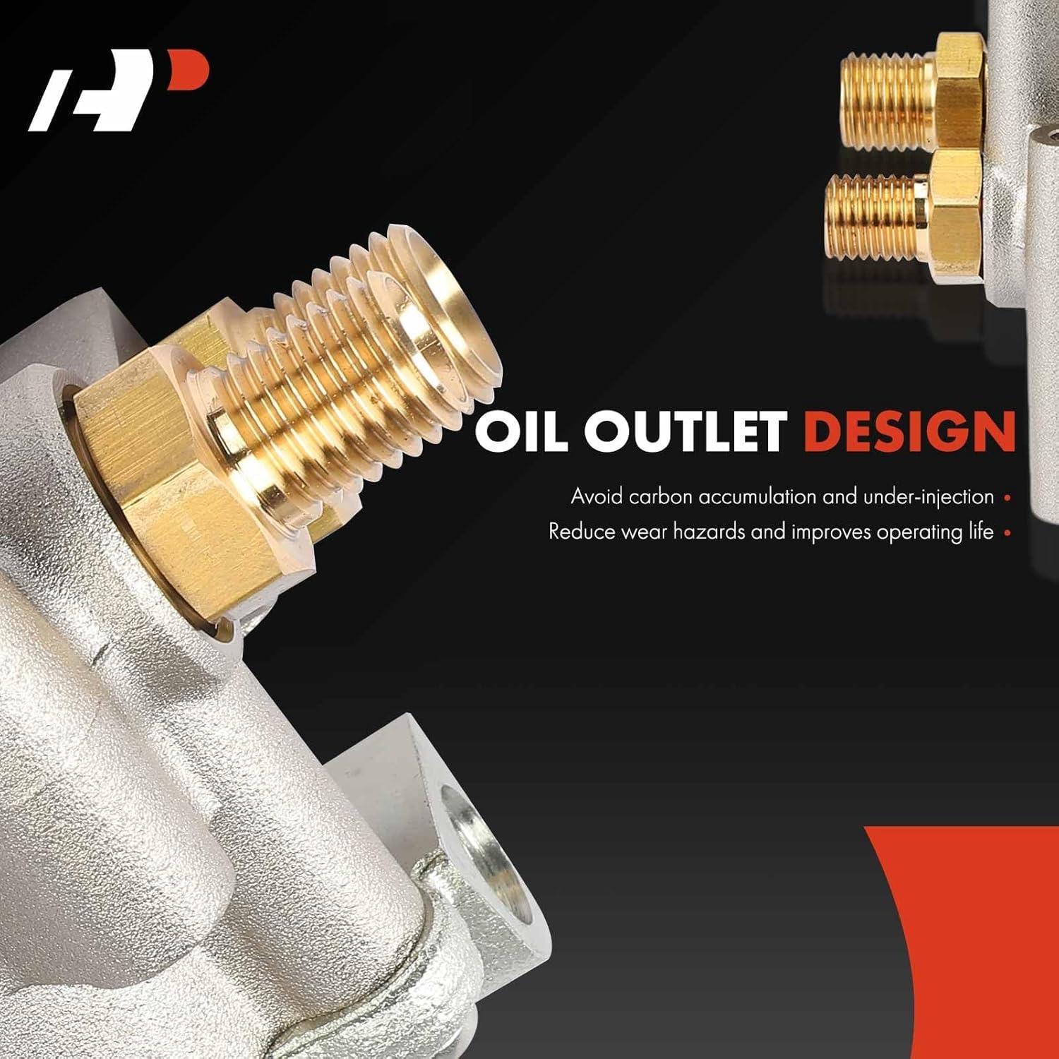 A-Premium High Pressure Fuel Pump Compatible with Volkswagen Touareg 2007, Passat 2006 2007 & Audi Q7 2007, 3.6L, Replace# 03H127025