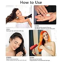 Vista 71 de Pomadas Mofajang de cera para el cabello, 4.23 oz, material de cera para colorear el cabello natural, desechable, arcilla para peinar el cabello