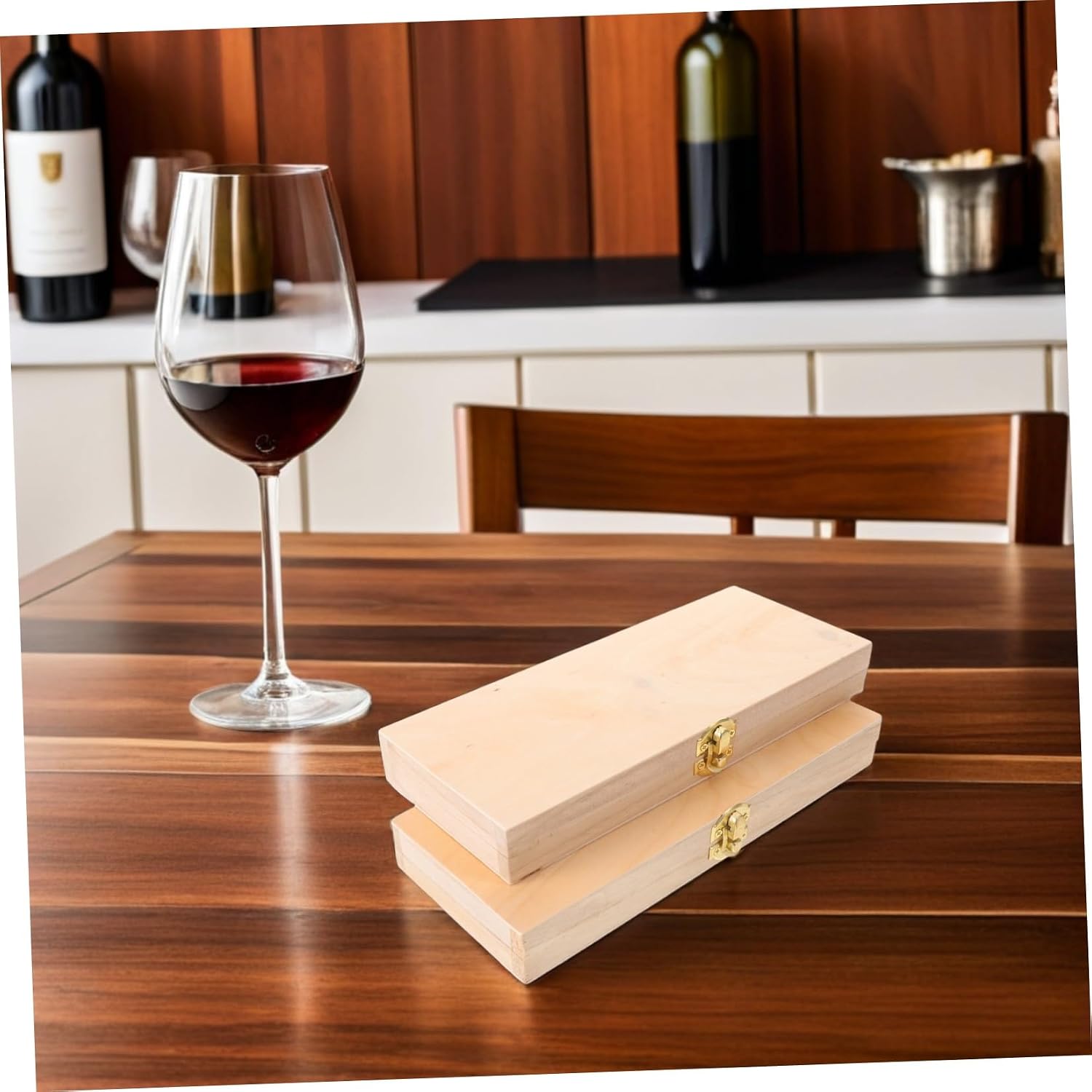 CALLARON 2pcs Wooden Hydrometer Storage Box with Foam Insert – Brewer’s Protective Case for Wine and Beer Testing, Spirits Lab Organizer for Home Brewing Equipment
