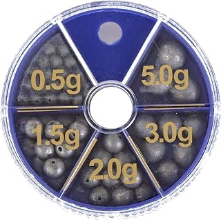 Lochblei Sortiment 120g, Klemmblei für Posen