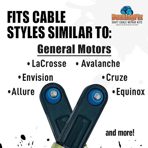 Miniatura 5 de BushingFix IM1KIT1 - Kit de reparación de bujes de cable de cambio de transmisión - Kit de reparación de varillaje de transmisión automática, kit de