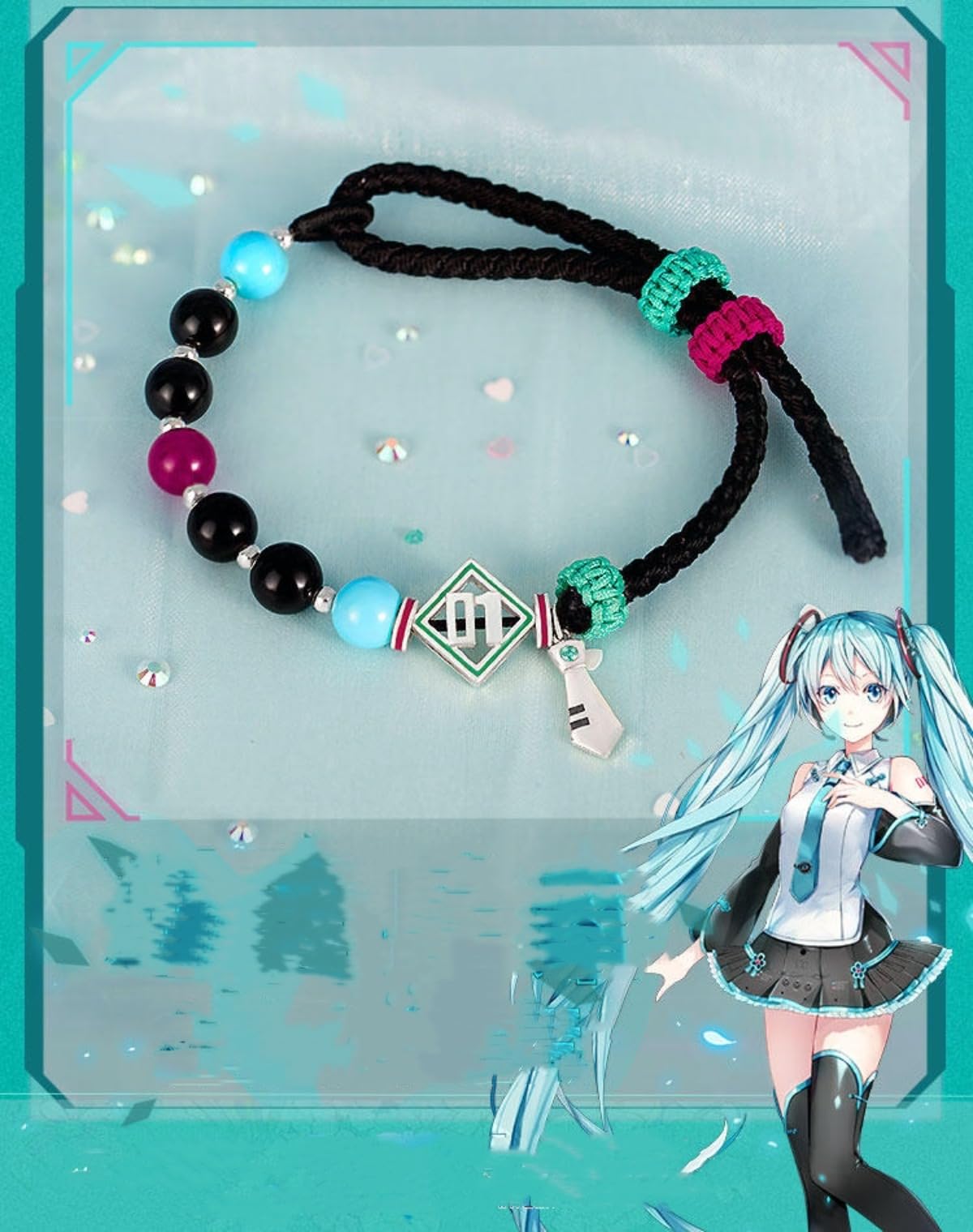Amazon.co.jp: AZCQD 初音ミク 腕輪 ブレスレット 人気
