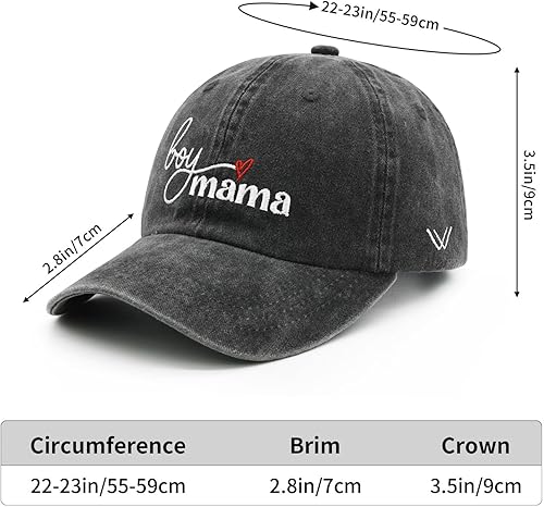 Miniatura 7 de Gorro de béisbol para mujer, gorra de béisbol ajustable para mamá