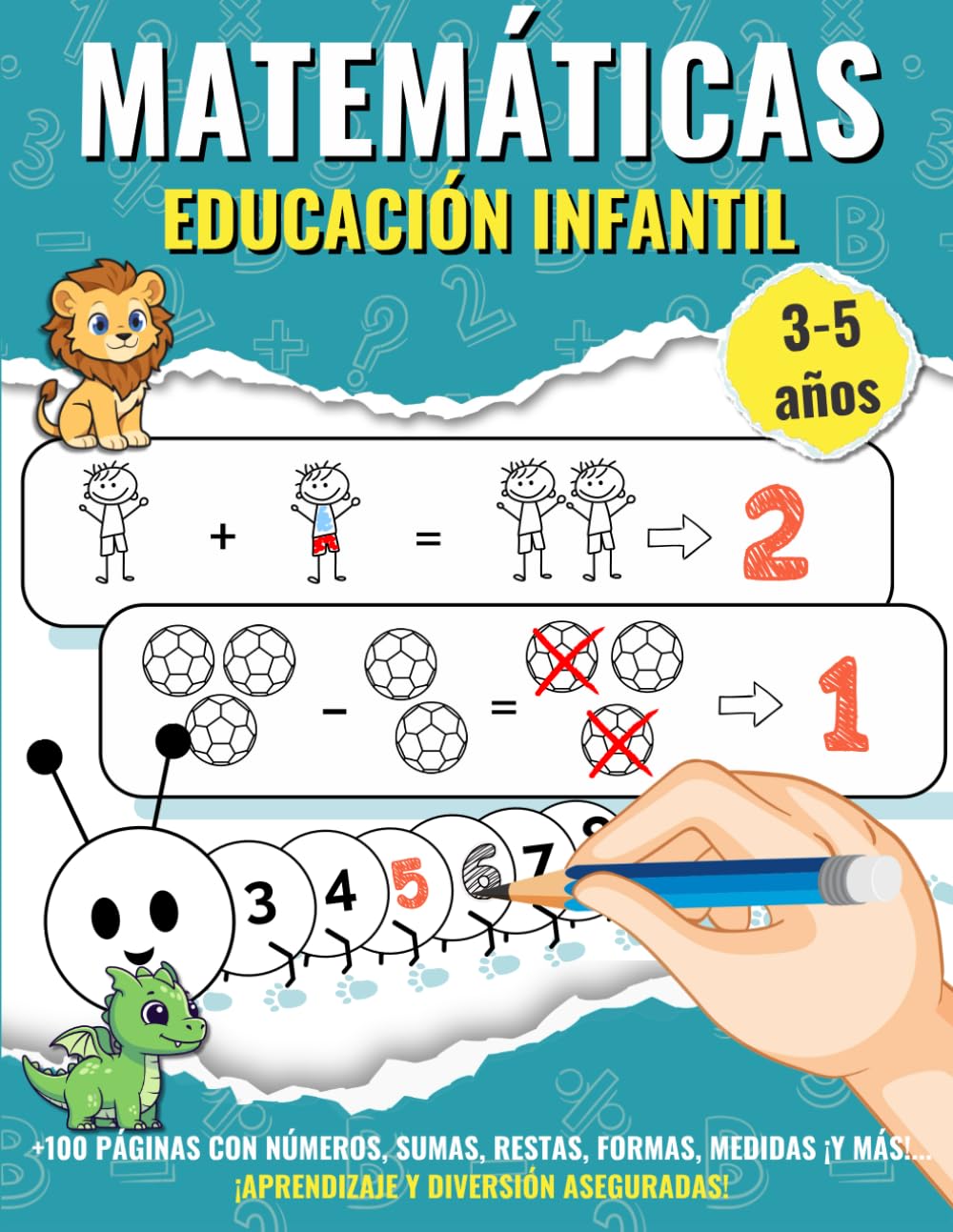 Matemáticas para Niños de 3 a 5 Años – Educación Infantil Preescolar: Más de 200 actividades lúdicas para aprender a contar, reconocer formas, sumar, ... Matemáticas para Niños) (Spanish Edition)      Paperback – December 2, 2025