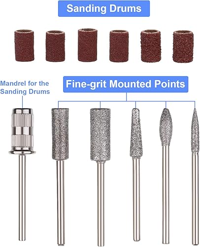 Miniatura 5 de Mini bolígrafo de grabado eléctrico, kit de herramientas de grabado para metal, vidrio, cerámica, plástico, madera, joyería, 1 grabador, 30 brocas,