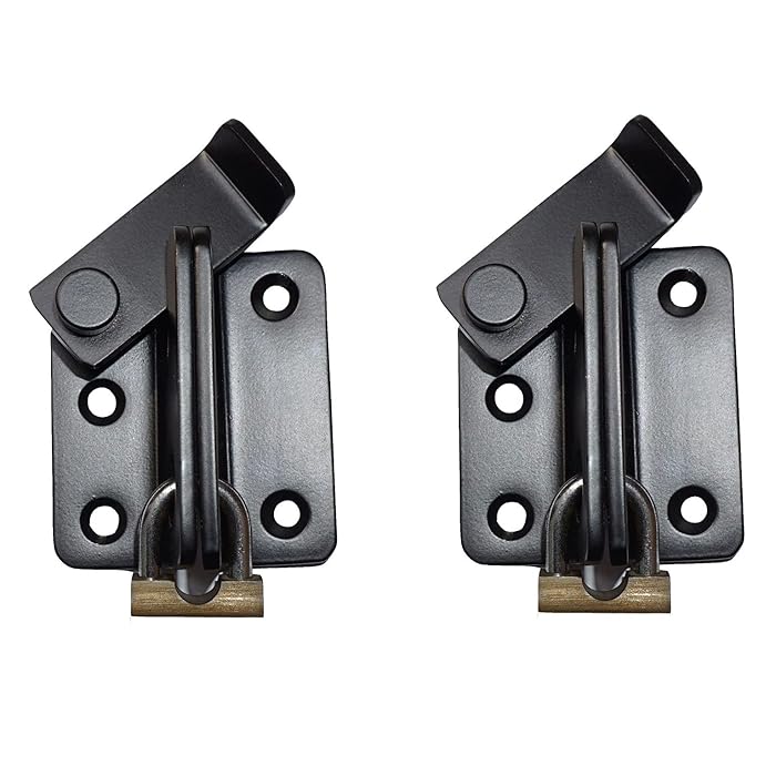 Buy 2"Flip Hasp Bolt latch,ultra thick Stainless Steel with Padlock Hole,Heavy Duty Bolt door