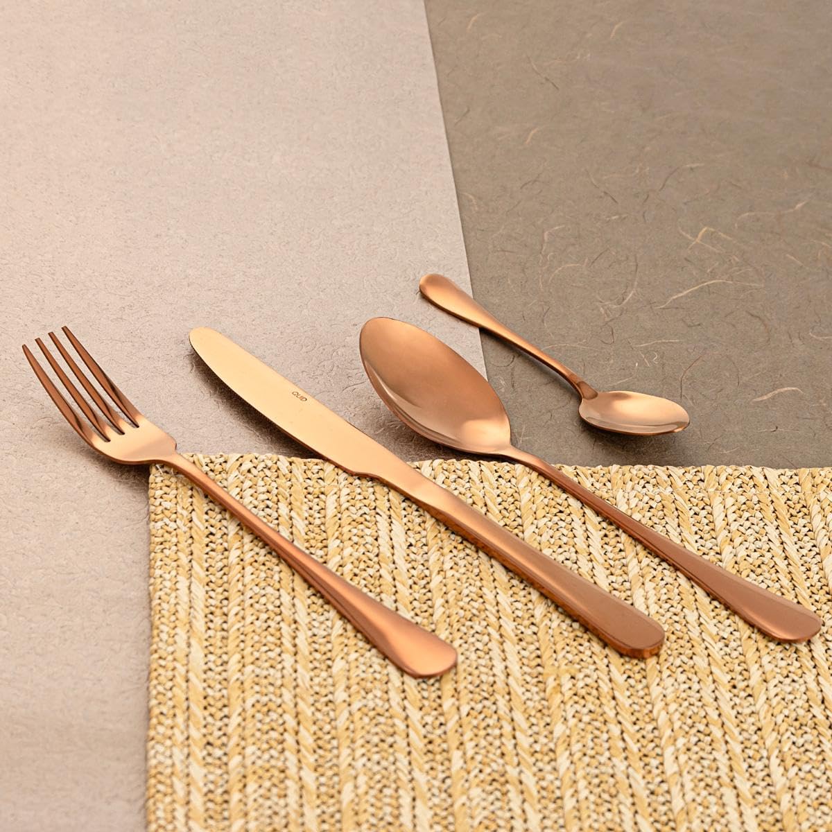 Set de couverts Quid Celebrart Métal Cuivre 24 Pièces