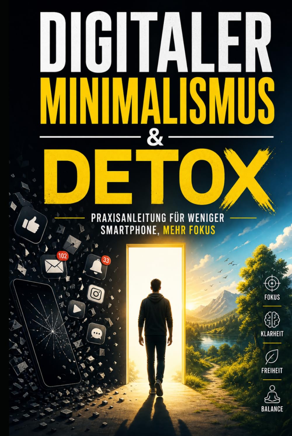Digitaler Minimalismus & Detox: Dein 30-Tage-Plan für ein fokussiertes, aufgeräumtes digitales Leben