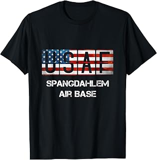 Spangdahlem Air Base US Flag T-Shirt