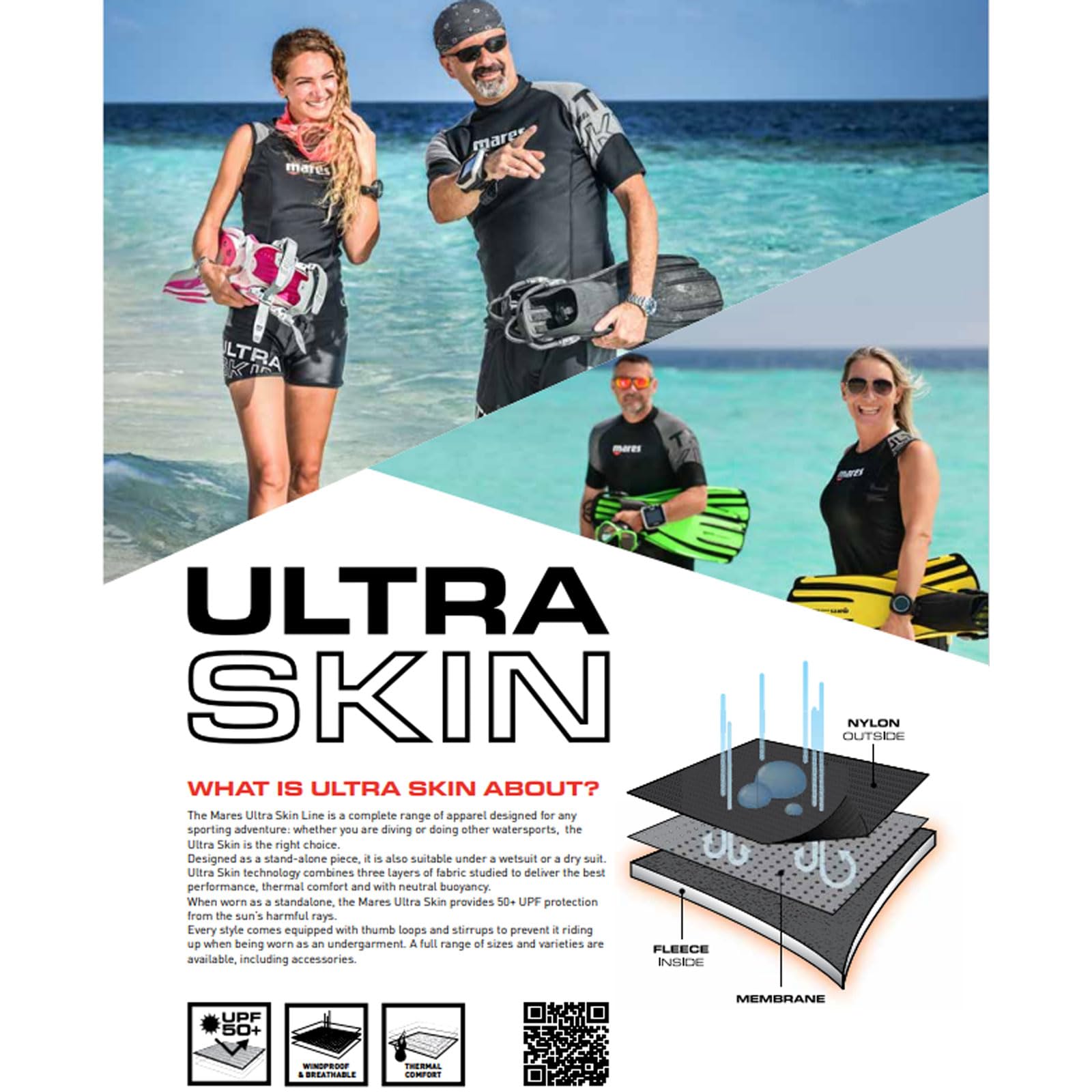 Mares Unisex Ultraskin Steamer Man Wetsuit (Pack of 1)