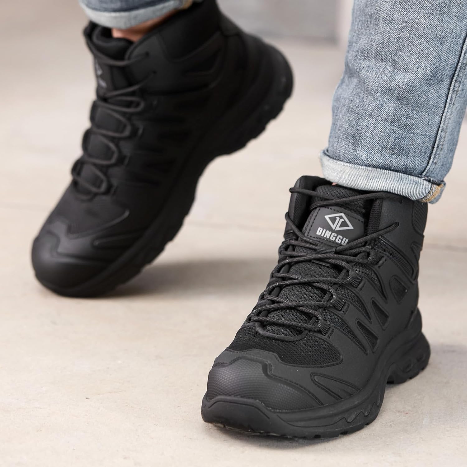 Steel Toe Shoes for Men Lightweight Safety Work Shoes Comfortable Steel Toe Boots Mens Puncture Proof Tennis Sneakers