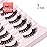 Onlyall Lashes Mink False Eyelashes Natural Wispy Lashes Soft Faux Mink Lashes Fluffy False Lashes 16MM A04