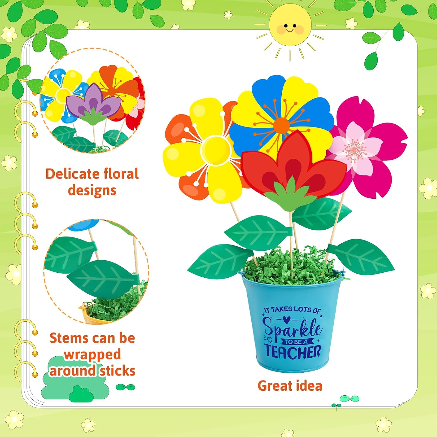Fancy Land Teacher Bouquet Gift Card Holder Teachers Survival Kit Gratitude image 3