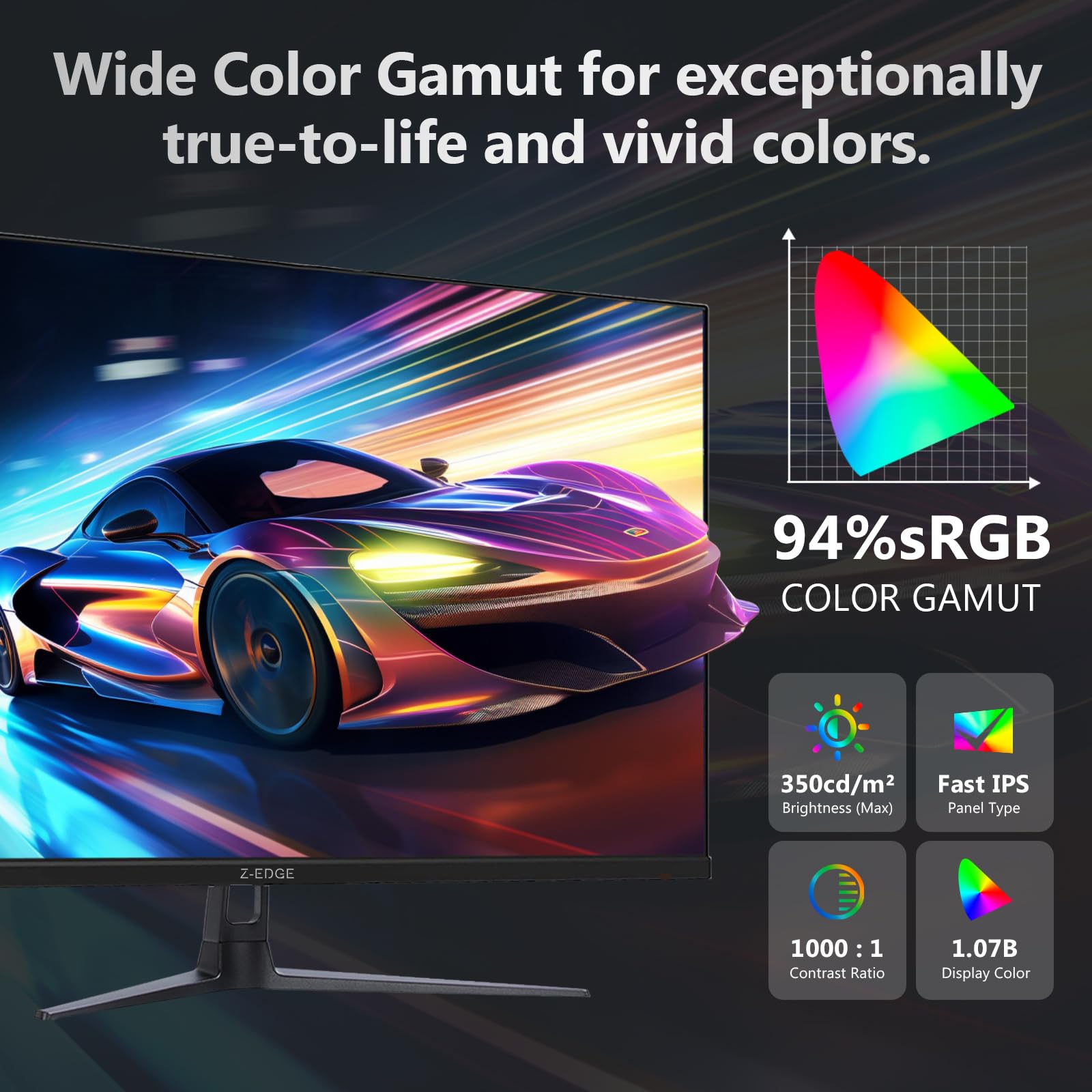 Z-Edge 27 ゲーミングモニター,QHD 2560x1440, 260Hz Amazon.co.jp: Z-Edge 27インチ ゲーミングモニター QHD 2560 x 1440