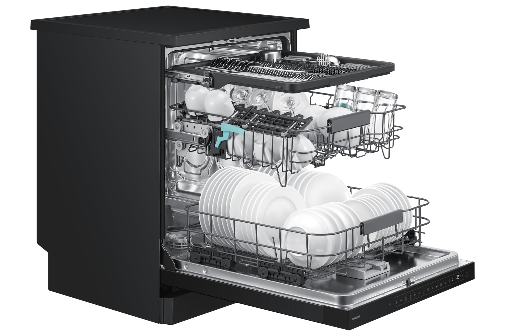 Samsung DW80H Freistehender Geschirrspüler 60 cm EEK B 14 Maßgedecke