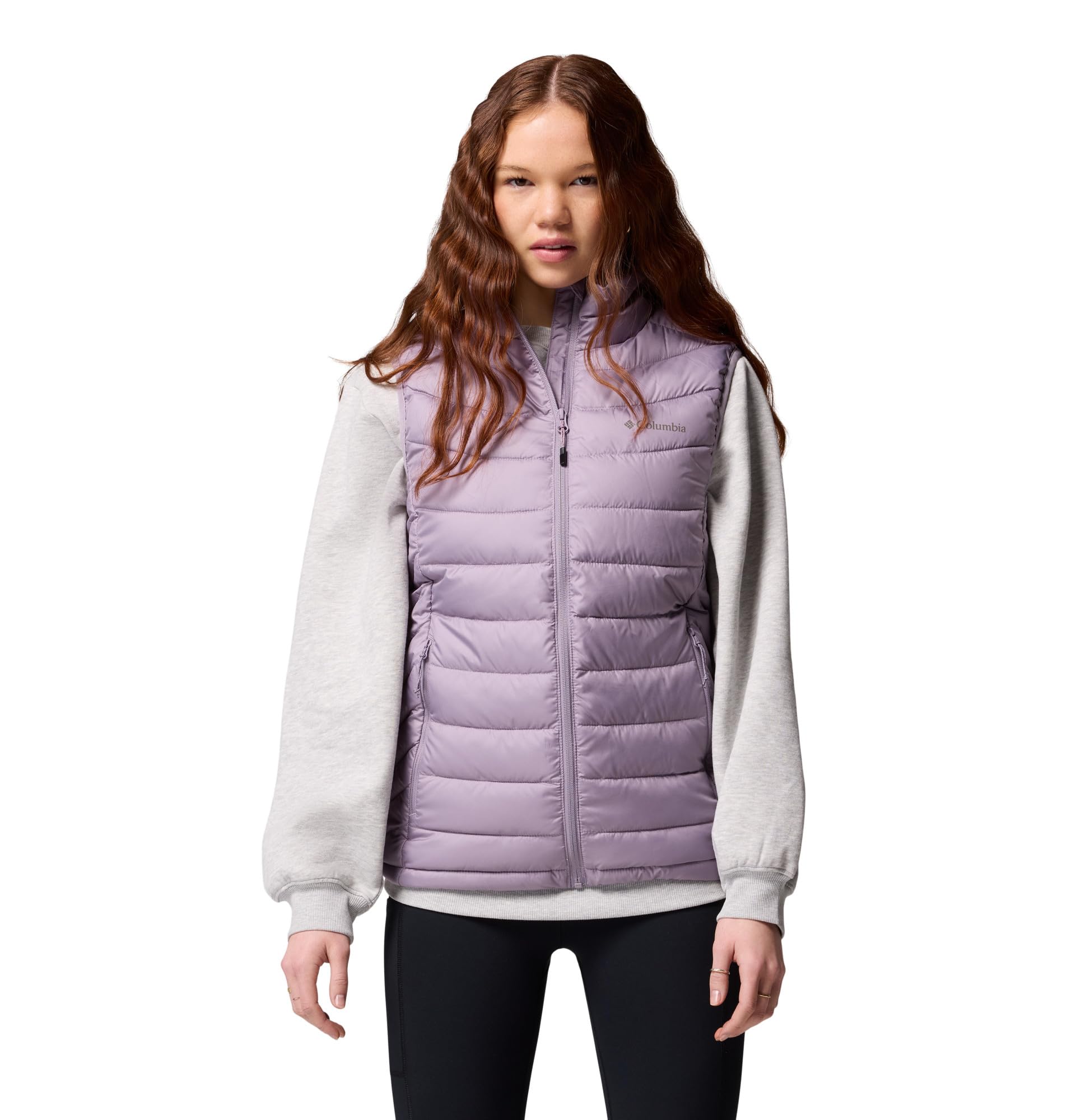 Columbia Women's Powder Lite 2 Vest, Puffer Vest Body Warmer, Shale Purple, XS