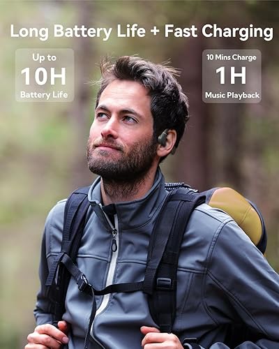 Miniatura 6 de NANK Runner Diver2 Pro - Auriculares de conducción ósea, IP69 impermeables, auriculares inalámbricos Bluetooth 5.4, auriculares deportivos de 32 GB