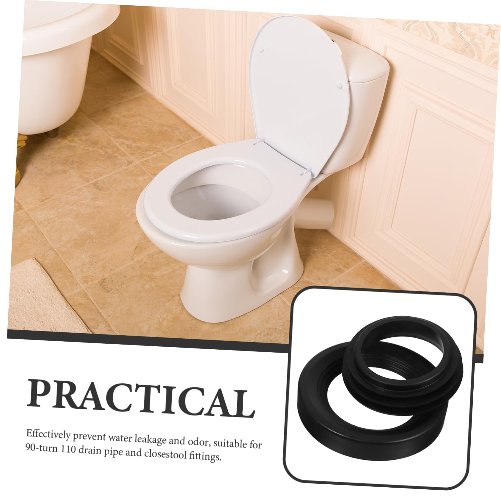 FUNOMOCYA 2Pcs Hose Sealing Gasket for Bathroom Sink Drain Flexible Rubber Washers for Tight Seal and Easy to Install for Washbowl Hose Fittings