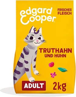 Edgard & Cooper Cat Food, Dry Cat Food (Turkey & Chicken, 2 kg), Grain-Free, Full o…