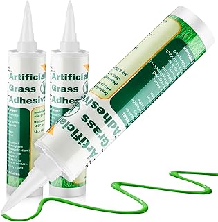 2 Tubes Turf Glue for Artificial Grass 10 oz Artificial Turf Tape Grass Paint Concentrate Glue Ca...