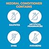 Nizoral Deep Moisturizing Conditioner with Mint & Tea Tree Oil for All Hair Types - Free of Sulfates, Parabens, Artificial Fragrances and Dyes, 9.4 oz