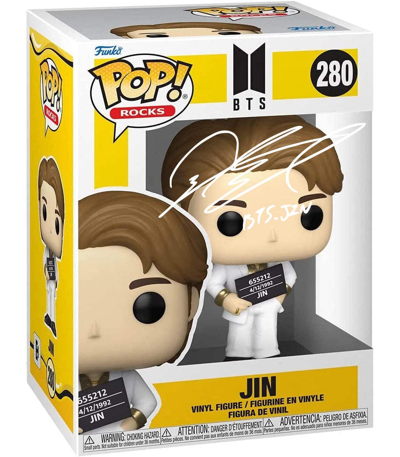 BTS Jin #280 Facsimile Signed Reprint Laser Autographed