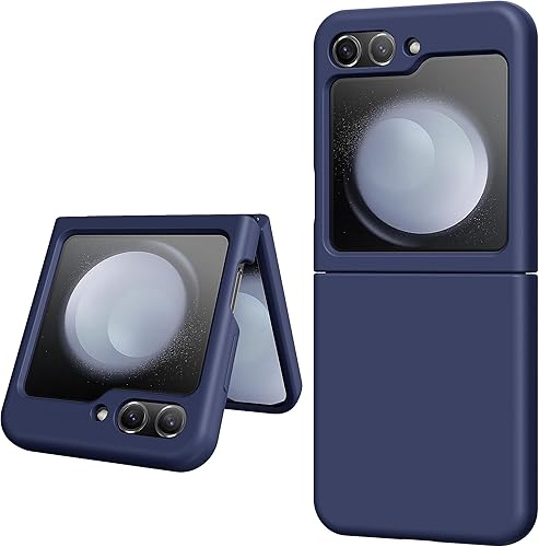 Funda suave de silicona líquida para Samsung Galaxy Z Flip 5, parachoques de goma de gel, ajuste delgado, a prueba de golpes, funda protectora para