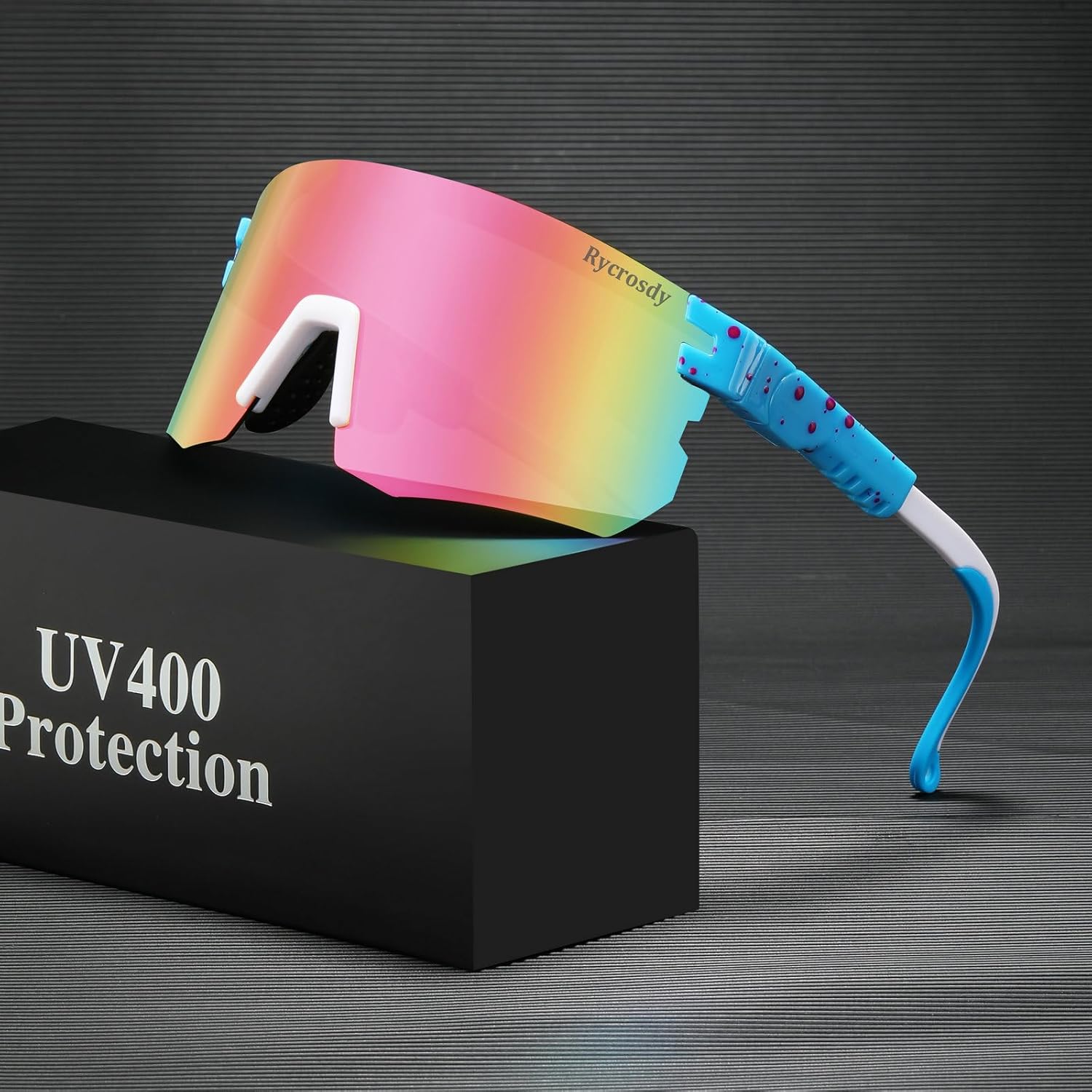 Two Sizes Polarized Sunglasses UV400 For Adults and Youth Men Women Outdoor Sport Baseball Cycling Glasses