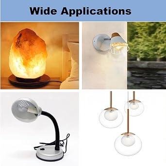 TWDRTDD E14 Light Socket, SES E14 Keyless Small Screw Plastic Lamp Holder for Pendant Lights, 3-Pack (White)