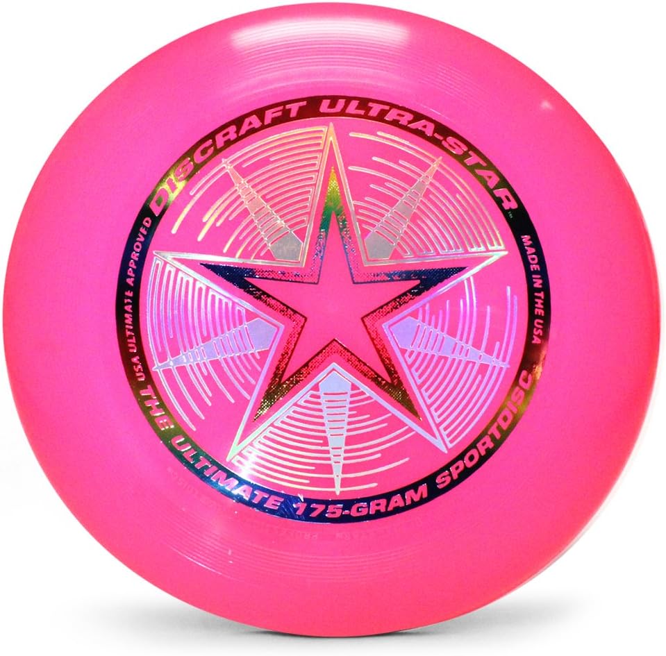 175g Ultra-Star Sport Disc – Ultimate Frisbee Competition Spec, Suitable for All Levels of Play, Long and Stable Flights
