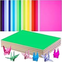 Vista 1 de Henoyso 200 hojas de papel de construcción a granel de colores surtidos de 9 x 12 pulgadas, papel de manualidades para niños, 100 días de escuela