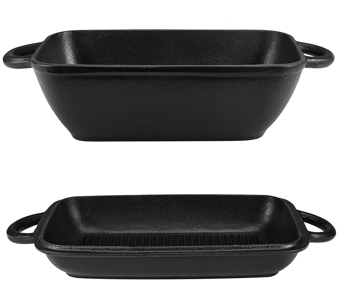 Buy Cast Iron Braise Pan, Enamel Dutch Oven Cookware with Griddle Lid