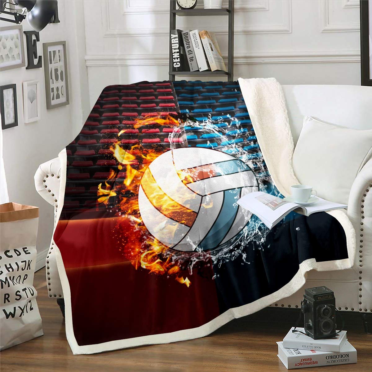 Coperta In Pile Loussiesd Con Stampa Albero 70x100 Cm - Morbida Microfibra Per Divano E Letto, Decorazione Camera Da Letto - 3