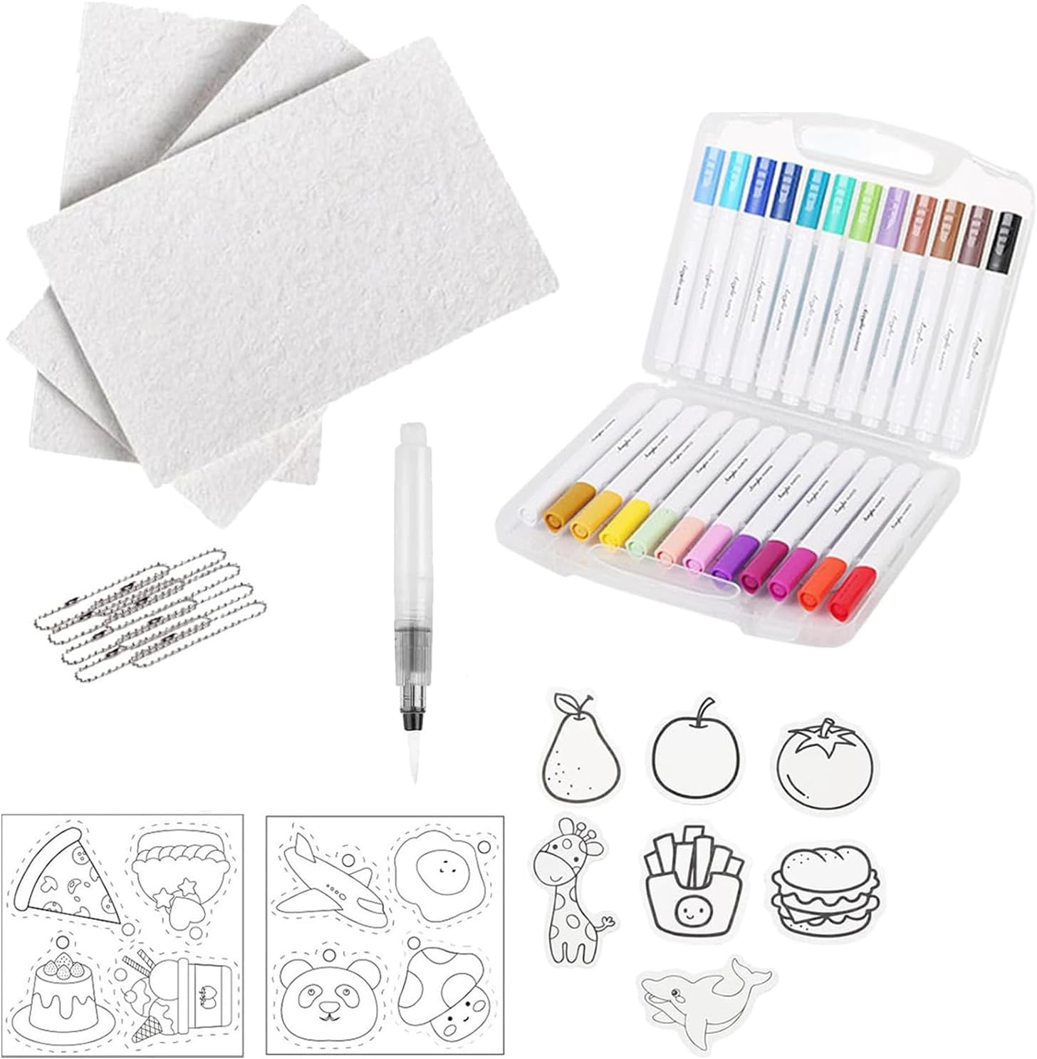 Magic Puffy Paint 3D MalSet - 24 Farben Mit Schaumpapier Für Kinder