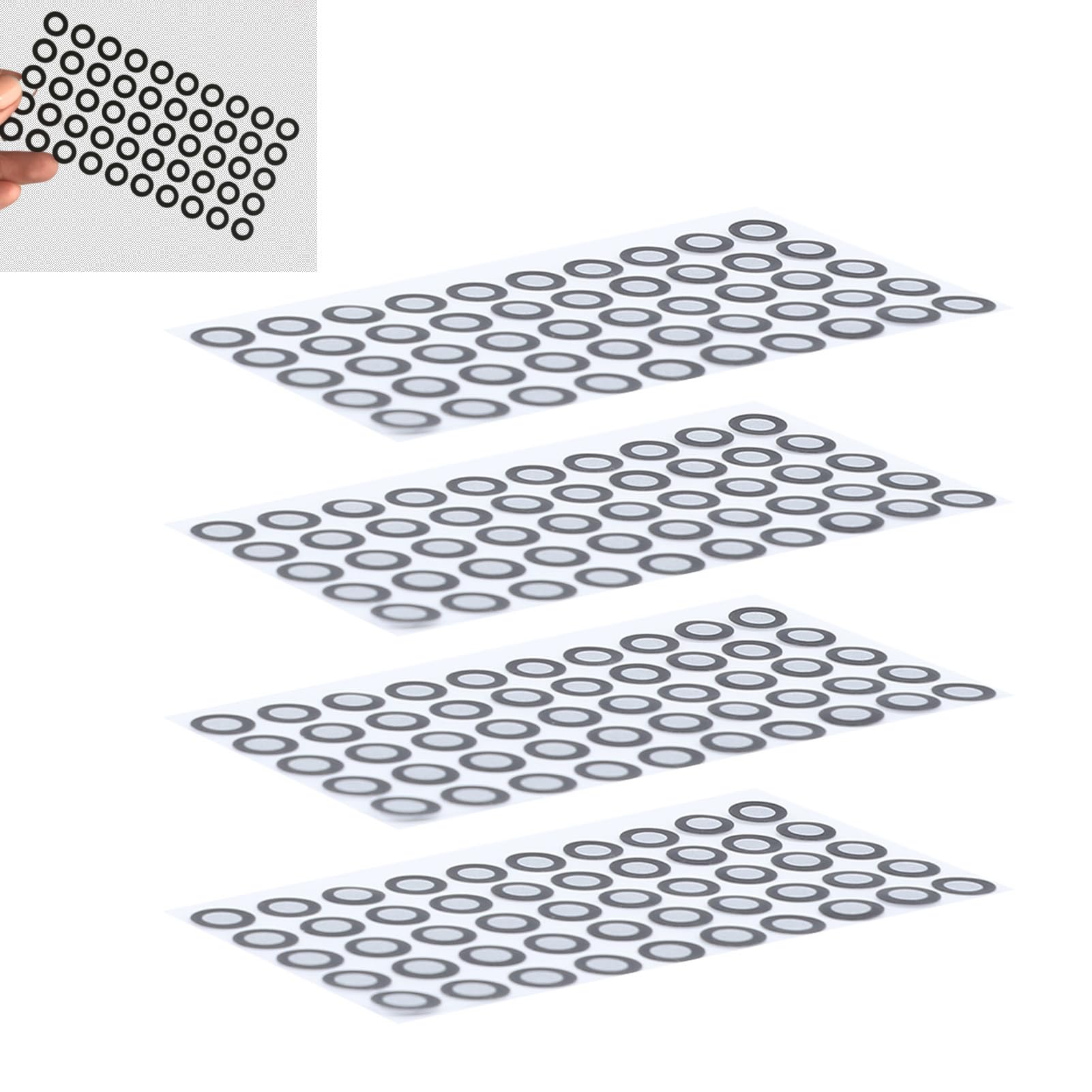 Marker do Skanowania 3D 6mm, 500 Sztuk Kropek śledzących 3D Markery Punktów Odniesienia do Skanera 3D, Markery Odbicia Rozproszonego do Skanowania 3D