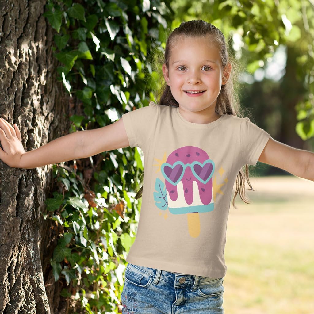 Cartoon Popsicle Kids' T-Shirt - Gifts for Ice Cream Lovers - Best Gifts